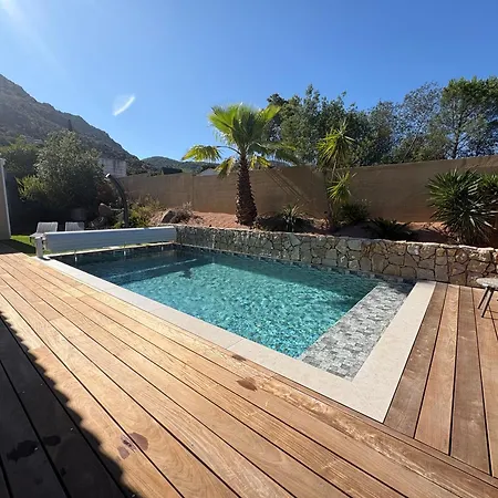 6 P Route De Palombaggia Vecchio Piscine Privée Chauffée à 5 Min Des Plages De Palombaggia Santa Giulia Villa Porto Vecchio